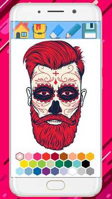 Emulate Android APK Sugar Skull coloring Mandala book Emulate Android APK Sugar Skull coloring Mandala book