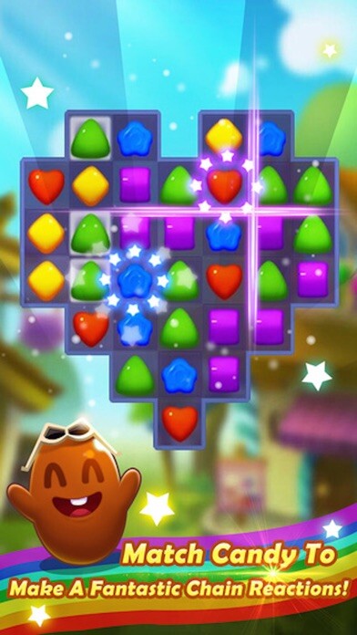 Emulate iPhone app Sugar Sweet Crunch - Race and Match 3 Puzzle Blast game using MyAndroid