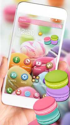 Emulate Android APK Sugary Macarons 2d Theme (free)
