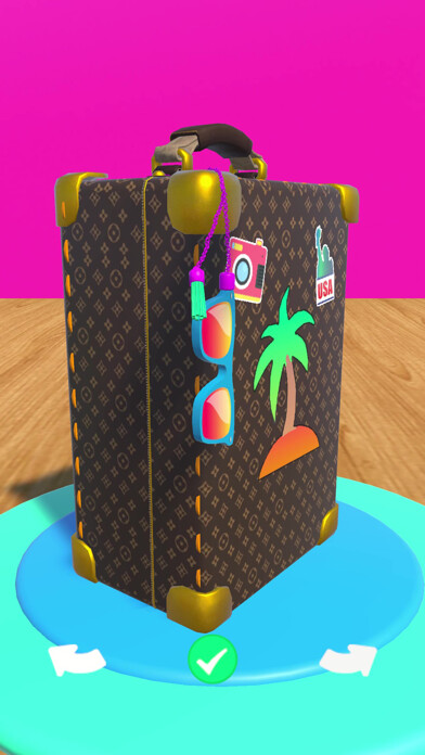 Emulate iPhone app Suitcase DIY using MyAndroid