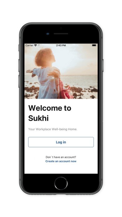 Emulate iPhone app Sukhi Workplace Well-being using MyAndroid Emulate iPhone app Sukhi Workplace Well-being using MyAndroid