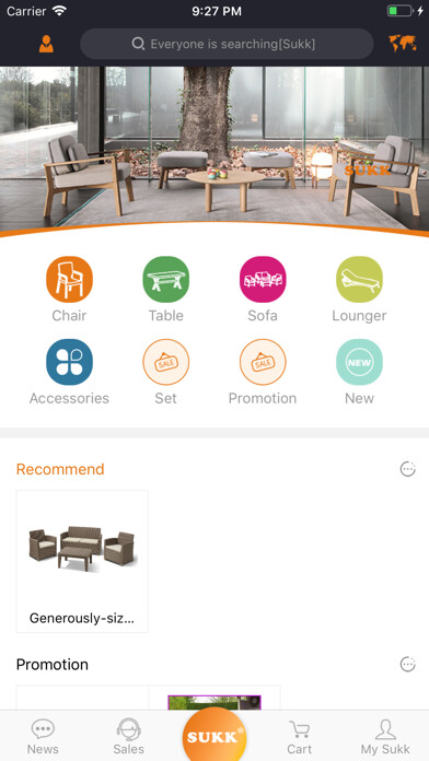 Emulate iPhone app Sukk Outdoor Furniture using MyAndroid Emulate iPhone app Sukk Outdoor Furniture using MyAndroid