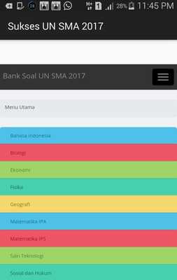 Emulate Android APK Sukses UN SMA 2017 Emulate Android APK Sukses UN SMA 2017