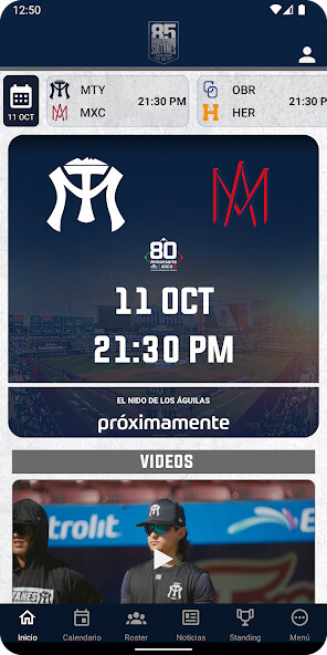 Run android online APK Sultanes de Monterrey Oficial from MyAndroid or emulate Sultanes de Monterrey Oficial using MyAndroid