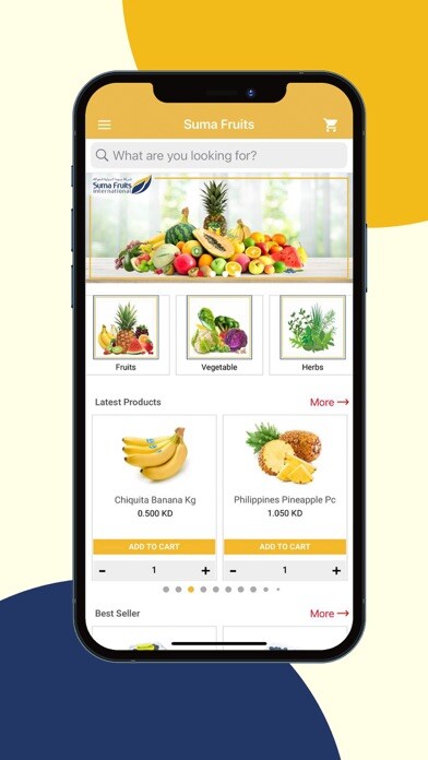 Emulate iPhone app Suma Fruits using MyAndroid