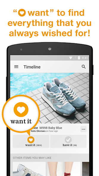 Run android online APK Sumally - Fashion Item Finder! from MyAndroid or emulate Sumally - Fashion Item Finder! using MyAndroid