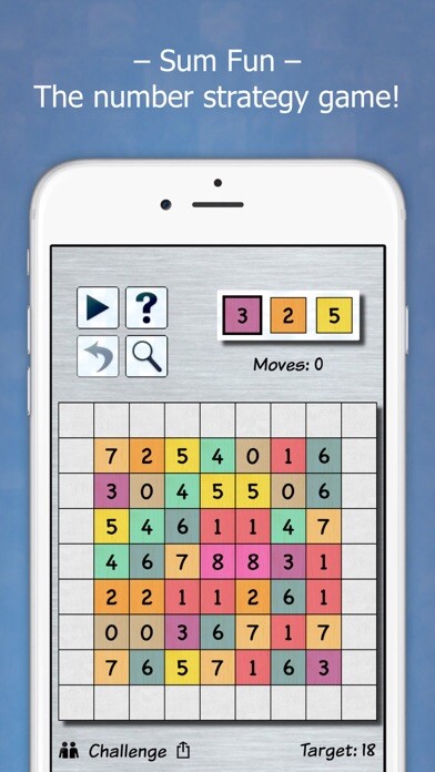 Emulate iPhone app Sum Fun – Number Strategy Game using MyAndroid