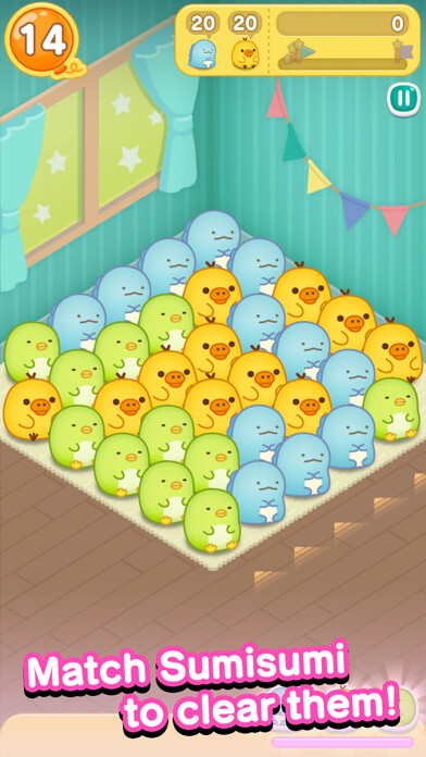 Emulate iPhone app SUMI SUMI : Matching Puzzle using MyAndroid