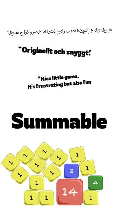 Emulate iPhone app Summable - Math numbers puzzle using MyAndroid Emulate iPhone app Summable - Math numbers puzzle using MyAndroid