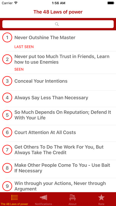 Emulate iPhone app Summary: 48 Laws of power using MyAndroid Emulate iPhone app Summary: 48 Laws of power using MyAndroid