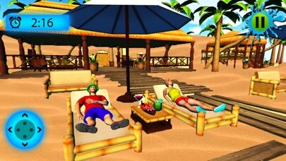 Emulate iPhone app Summer Break Beach Party using MyAndroid