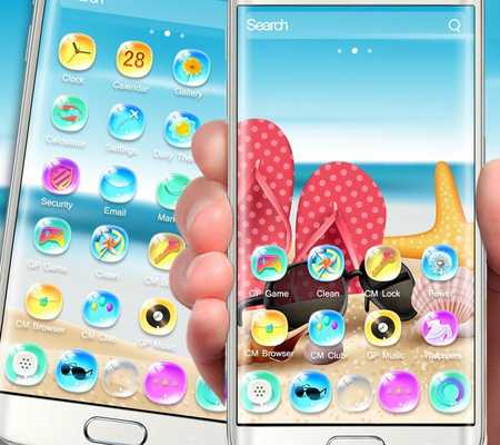Emulate Android APK Summer Holidays Colorful Bling Theme Emulate Android APK Summer Holidays Colorful Bling Theme