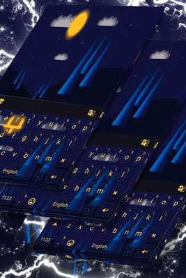 Emulate Android APK Summer Night Keyboard Theme
