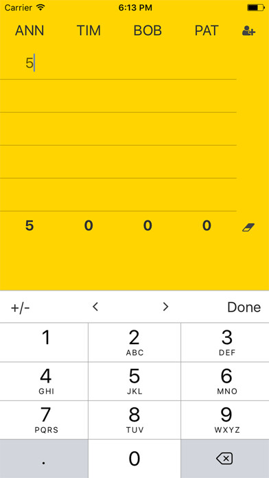 Emulate iPhone app Summer Scorekeeper using MyAndroid