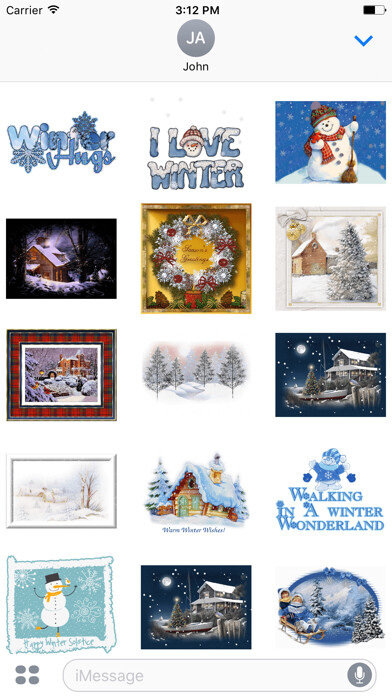 Emulate iPhone app Summer Spring Winter Stickers using MyAndroid Emulate iPhone app Summer Spring Winter Stickers using MyAndroid