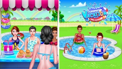 Emulate iPhone app Summer Vacation Pool Party Fun using MyAndroid Emulate iPhone app Summer Vacation Pool Party Fun using MyAndroid