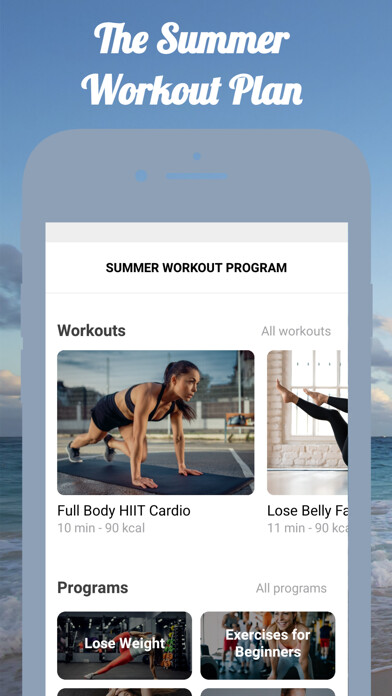 Emulate iPhone app Summer Workout Program using MyAndroid