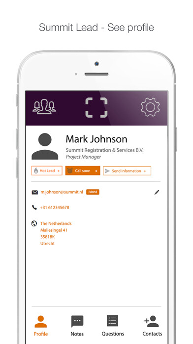Emulate iPhone app Summit Lead using MyAndroid Emulate iPhone app Summit Lead using MyAndroid