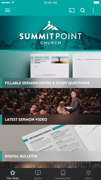 Emulate iPhone app Summit Point Church using MyAndroid Emulate iPhone app Summit Point Church using MyAndroid
