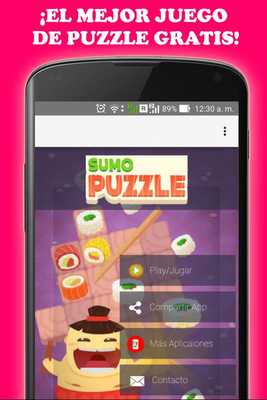 Emulate Android APK Summo Puzzle Sushi Juego Gratis