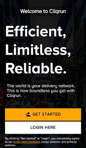 Run android online APK Sumundi Cliqrun: Deliver To Your Customers from MyAndroid or emulate Sumundi Cliqrun: Deliver To Your Customers using MyAndroid