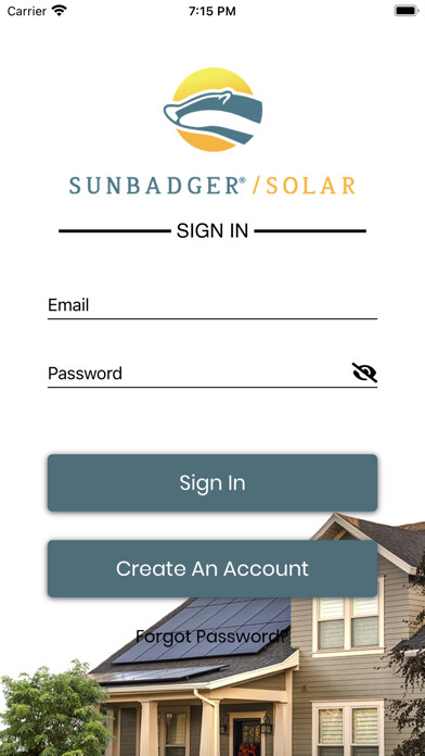 Emulate iPhone app Sun Badger Solar using MyAndroid Emulate iPhone app Sun Badger Solar using MyAndroid