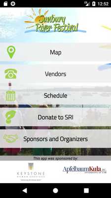 Emulate Android APK Sunbury River Festival