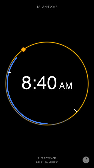 Emulate iPhone app Sun Clock App using MyAndroid Emulate iPhone app Sun Clock App using MyAndroid