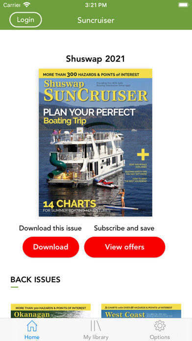 Emulate iPhone app SunCruiser Boating Guide using MyAndroid