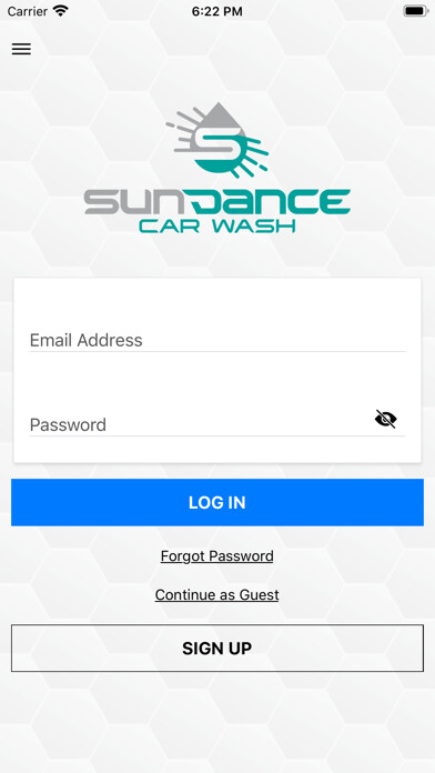 Emulate iPhone app Sundance Car Wash using MyAndroid