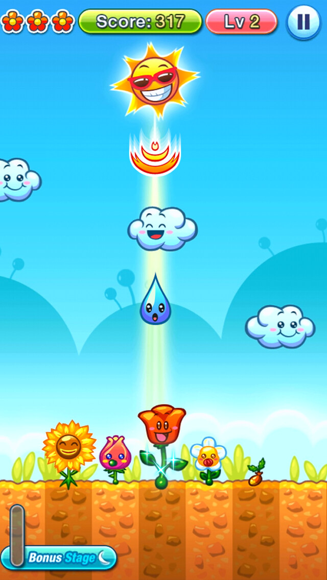 Emulate iPhone app SunFlowers using MyAndroid