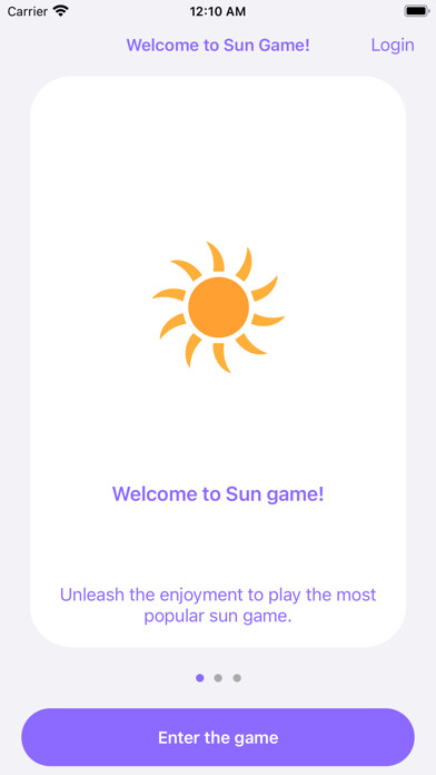 Emulate iPhone app Sun Game using MyAndroid