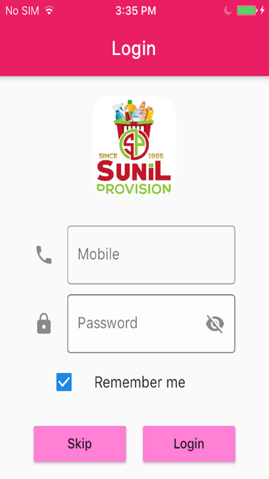 Emulate iPhone app SUNIL PROVISION using MyAndroid Emulate iPhone app SUNIL PROVISION using MyAndroid