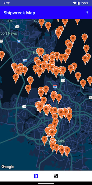 Run android online APK Sunken Shipwrecks USA from MyAndroid or emulate Sunken Shipwrecks USA using MyAndroid