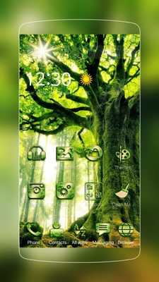 Emulate Android APK Sunlit Forest Theme