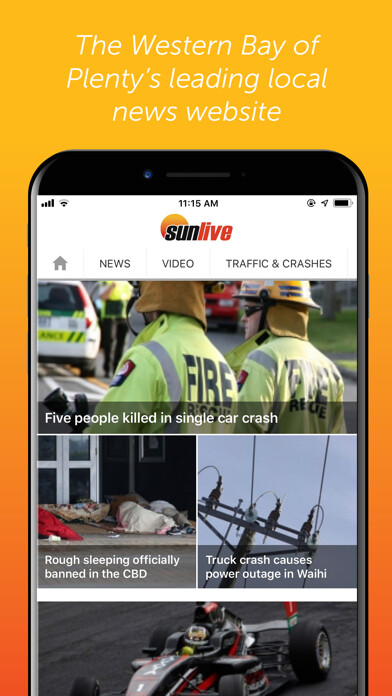 Emulate iPhone app SunLive NZ using MyAndroid
