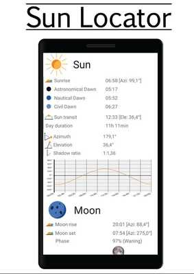 Emulate Android APK Sun Locator Lite