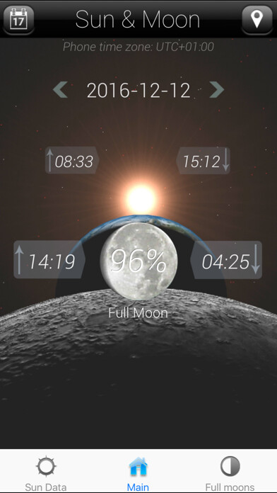 Emulate iPhone app Sun & Moon Lite using MyAndroid Emulate iPhone app Sun & Moon Lite using MyAndroid