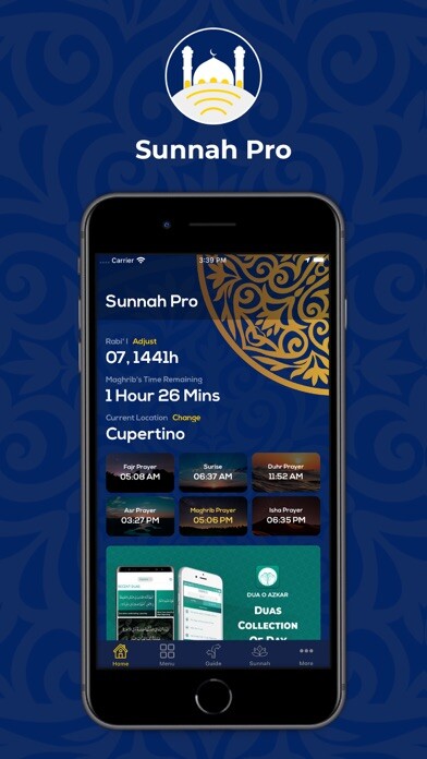 Emulate iPhone app Sunnah Pro using MyAndroid Emulate iPhone app Sunnah Pro using MyAndroid