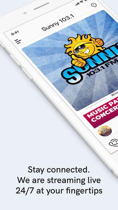 Emulate iPhone app Sunny 103.1 using MyAndroid Emulate iPhone app Sunny 103.1 using MyAndroid