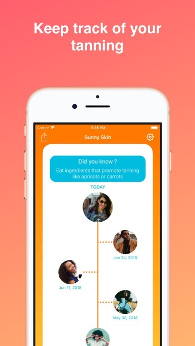 Emulate iPhone app Sunny Skin using MyAndroid
