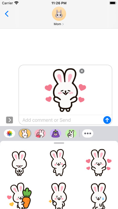 Emulate iPhone app Sunny the Bunny using MyAndroid