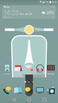 Emulate Android APK Sunny UI for LG G6 V20 G5