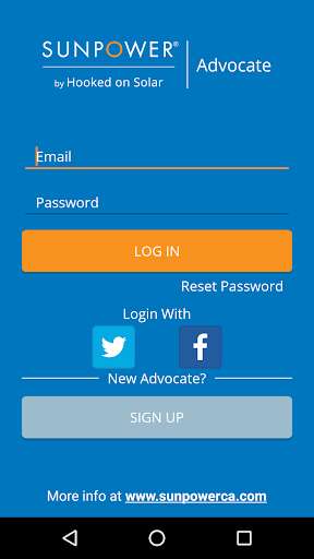 Run android online APK SunPower Advocate from MyAndroid or emulate SunPower Advocate using MyAndroid