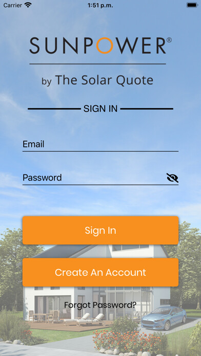 Emulate iPhone app SunPower by The Solar Quote using MyAndroid Emulate iPhone app SunPower by The Solar Quote using MyAndroid