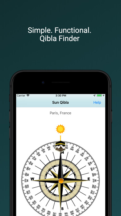 Emulate iPhone app Sun Qibla using MyAndroid Emulate iPhone app Sun Qibla using MyAndroid