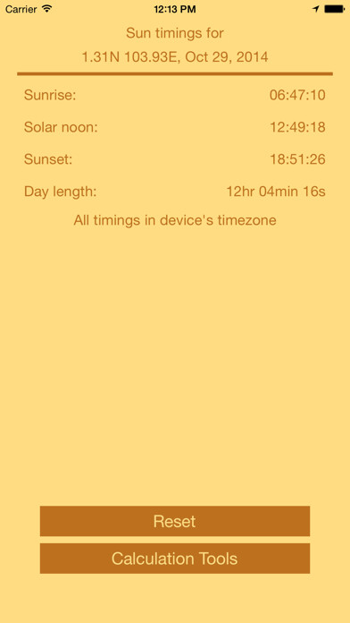 Emulate iPhone app Sunrise and Sunset using MyAndroid Emulate iPhone app Sunrise and Sunset using MyAndroid