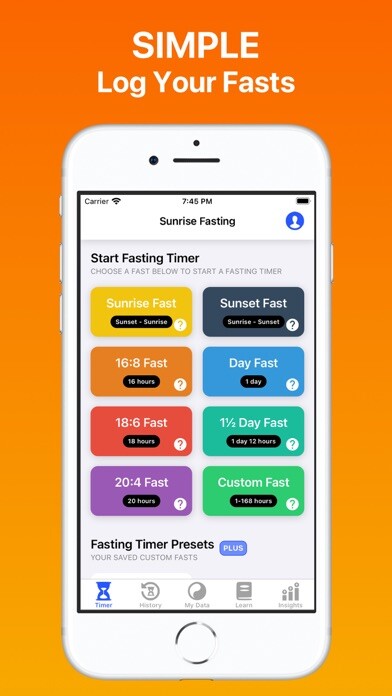 Emulate iPhone app Sunrise - Intermittent Fasting using MyAndroid Emulate iPhone app Sunrise - Intermittent Fasting using MyAndroid