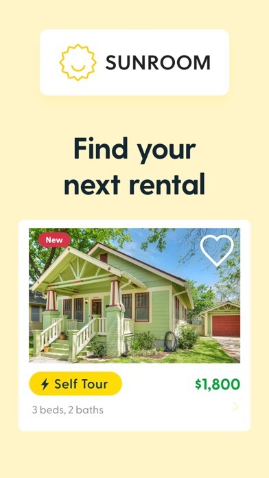 Emulate iPhone app Sunroom Rentals using MyAndroid