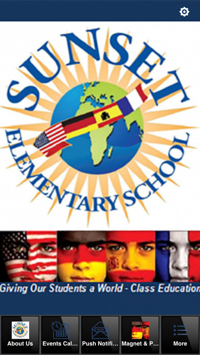 Emulate iPhone app Sunset Elementary using MyAndroid